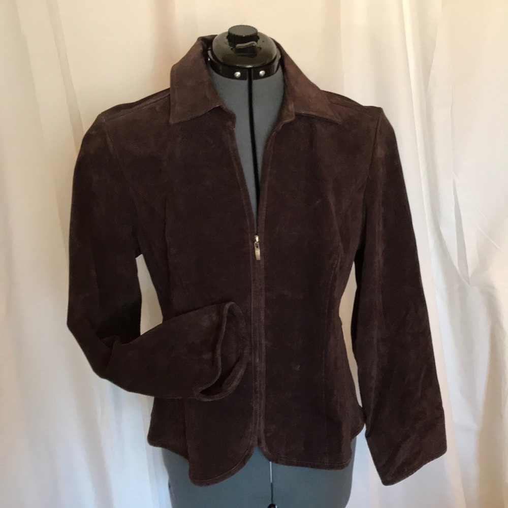 Brown suede blazer/jacket
